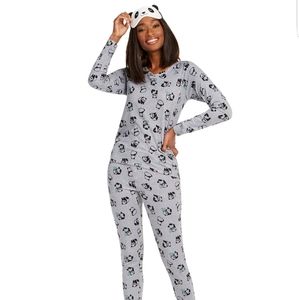 NWT 3 piece panda pajama set